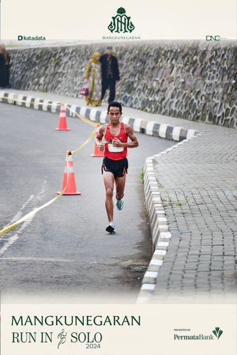 Race photo from Mangkunegaran Run 2024