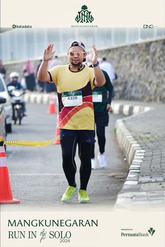 Race photo from Mangkunegaran Run 2024