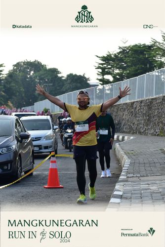 Race photo from Mangkunegaran Run 2024