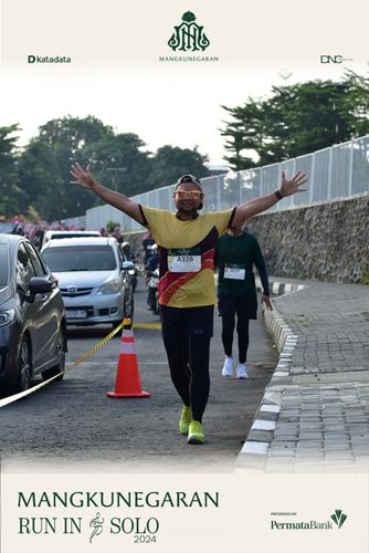 Race photo from Mangkunegaran Run 2024