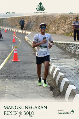 Race photo from Mangkunegaran Run 2024