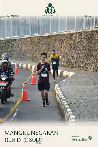Race photo from Mangkunegaran Run 2024