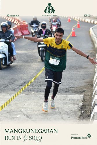 Race photo from Mangkunegaran Run 2024