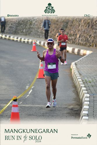 Race photo from Mangkunegaran Run 2024