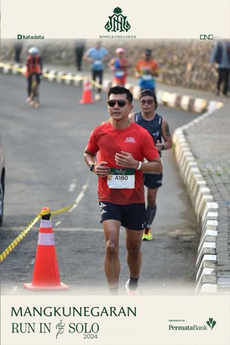 Race photo from Mangkunegaran Run 2024