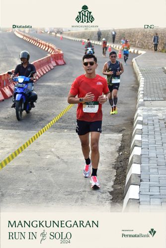 Race photo from Mangkunegaran Run 2024