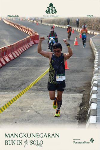 Race photo from Mangkunegaran Run 2024