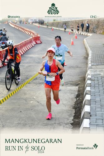 Race photo from Mangkunegaran Run 2024