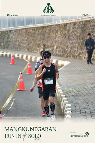 Race photo from Mangkunegaran Run 2024