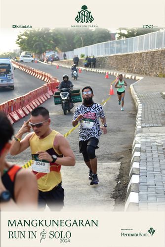 Race photo from Mangkunegaran Run 2024