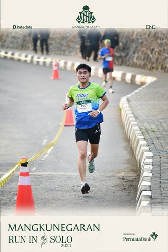 Race photo from Mangkunegaran Run 2024