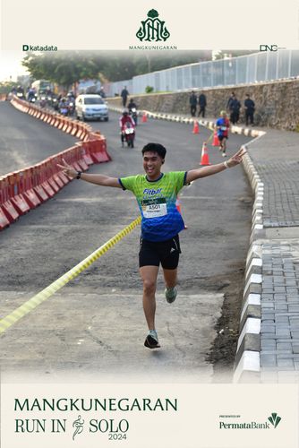Race photo from Mangkunegaran Run 2024