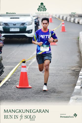 Race photo from Mangkunegaran Run 2024