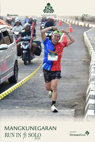 Race photo from Mangkunegaran Run 2024