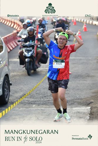 Race photo from Mangkunegaran Run 2024