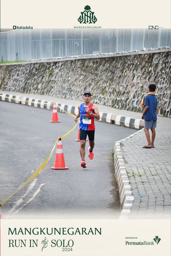 Race photo from Mangkunegaran Run 2024