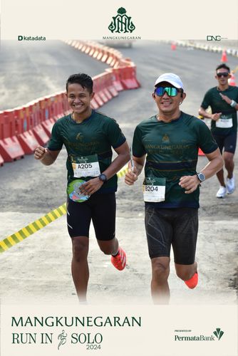 Race photo from Mangkunegaran Run 2024