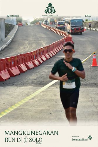 Race photo from Mangkunegaran Run 2024