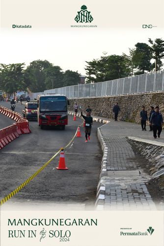 Race photo from Mangkunegaran Run 2024