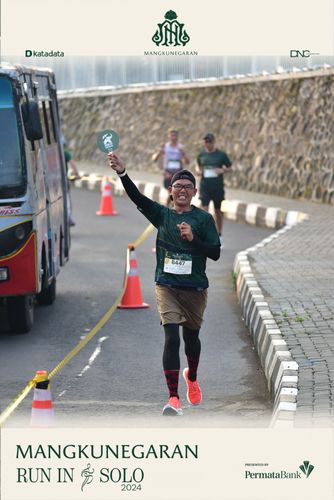 Race photo from Mangkunegaran Run 2024