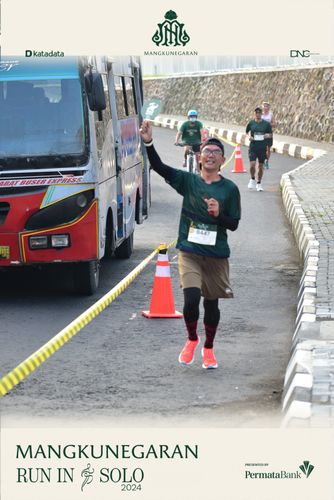 Race photo from Mangkunegaran Run 2024
