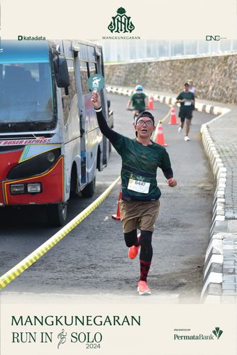 Race photo from Mangkunegaran Run 2024