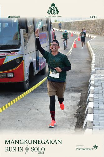 Race photo from Mangkunegaran Run 2024