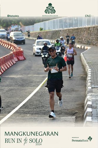 Race photo from Mangkunegaran Run 2024
