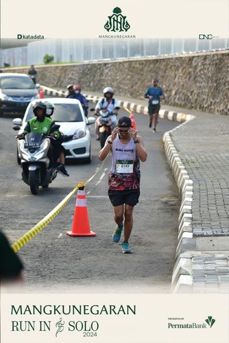 Race photo from Mangkunegaran Run 2024