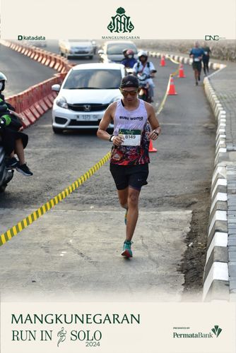 Race photo from Mangkunegaran Run 2024