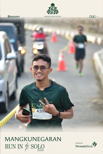 Race photo from Mangkunegaran Run 2024