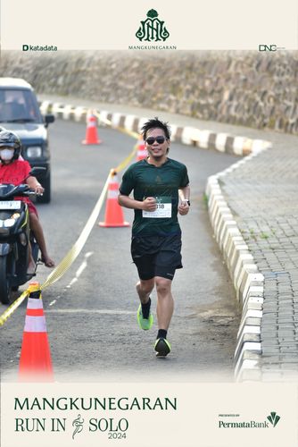 Race photo from Mangkunegaran Run 2024
