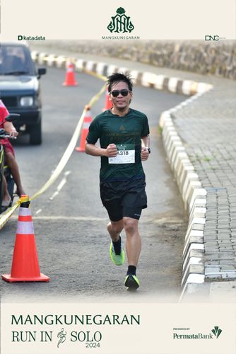 Race photo from Mangkunegaran Run 2024