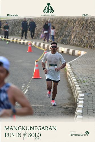Race photo from Mangkunegaran Run 2024