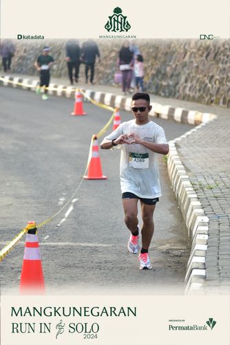 Race photo from Mangkunegaran Run 2024