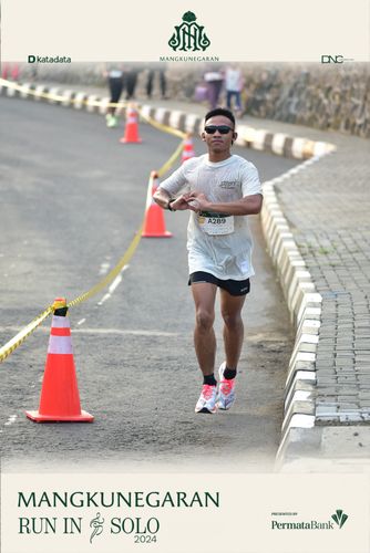 Race photo from Mangkunegaran Run 2024