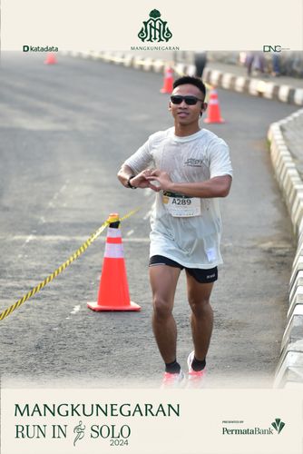 Race photo from Mangkunegaran Run 2024