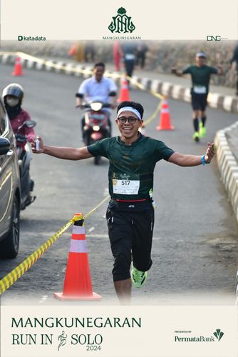 Race photo from Mangkunegaran Run 2024
