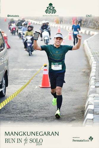 Race photo from Mangkunegaran Run 2024