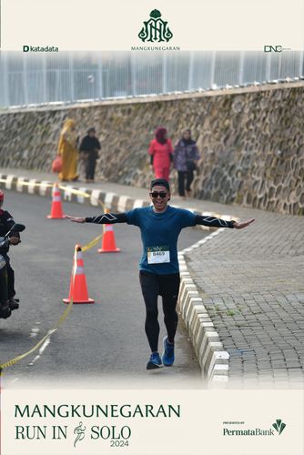 Race photo from Mangkunegaran Run 2024