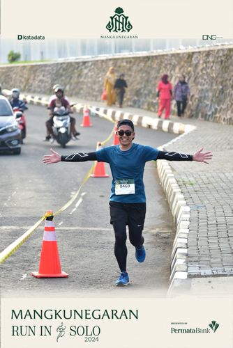 Race photo from Mangkunegaran Run 2024