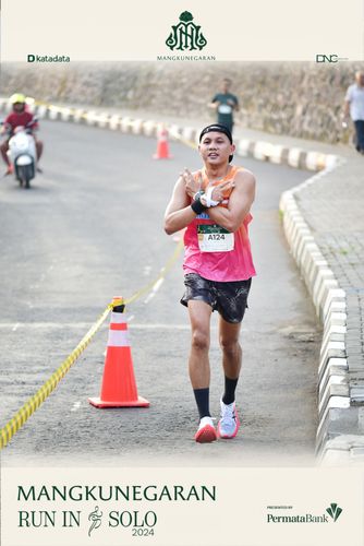 Race photo from Mangkunegaran Run 2024