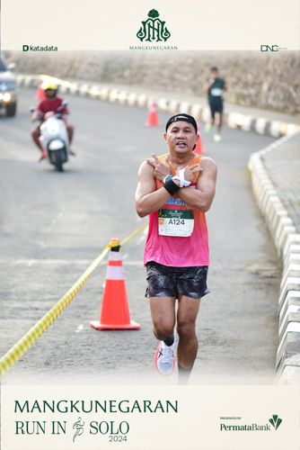 Race photo from Mangkunegaran Run 2024