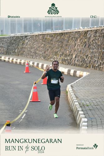 Race photo from Mangkunegaran Run 2024