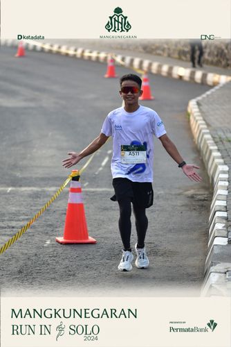 Race photo from Mangkunegaran Run 2024