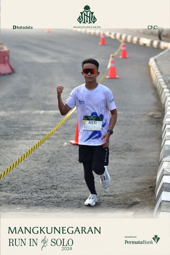 Race photo from Mangkunegaran Run 2024
