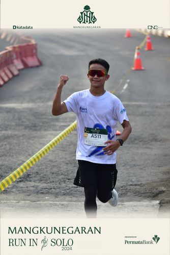 Race photo from Mangkunegaran Run 2024