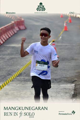 Race photo from Mangkunegaran Run 2024