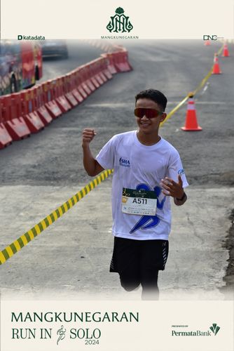 Race photo from Mangkunegaran Run 2024