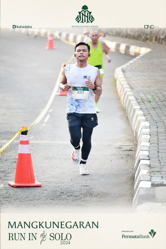 Race photo from Mangkunegaran Run 2024